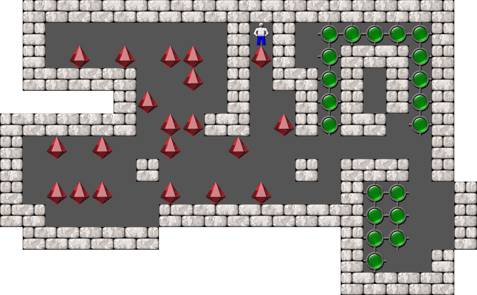 Sokoban Cosmac 9 level 50